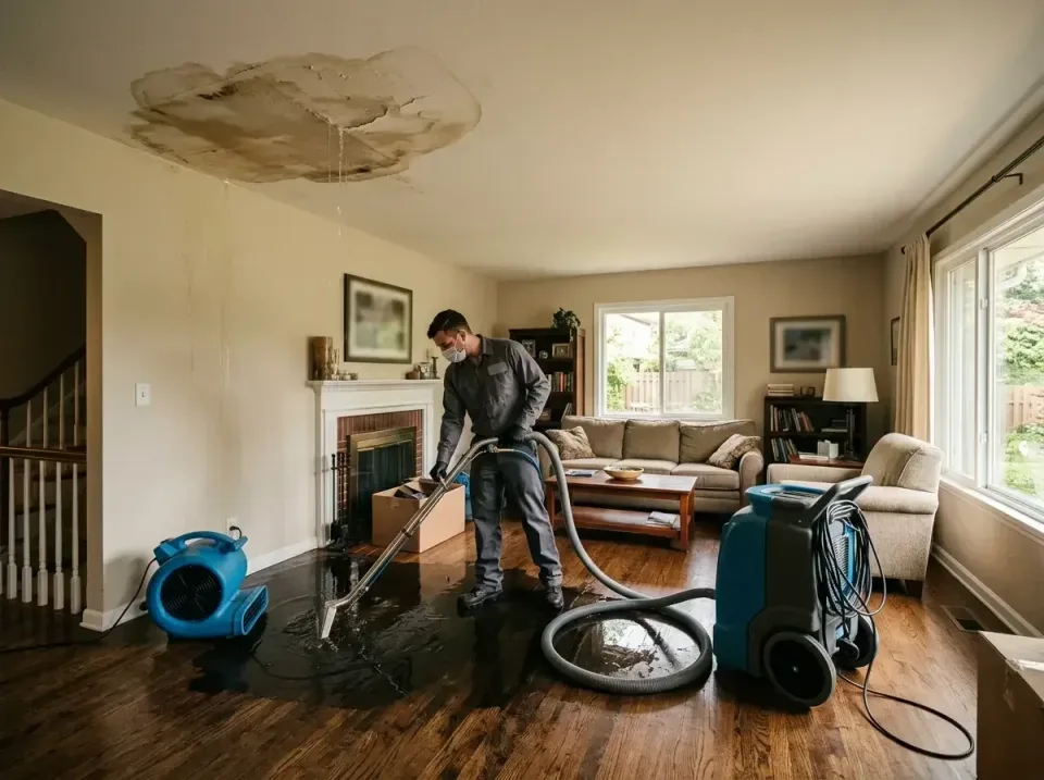 attic-pipe-burst-ceiling-drip-008 — frequently asked questions, Water Damage Restoration & Carpet Care in Big Bear City, CA